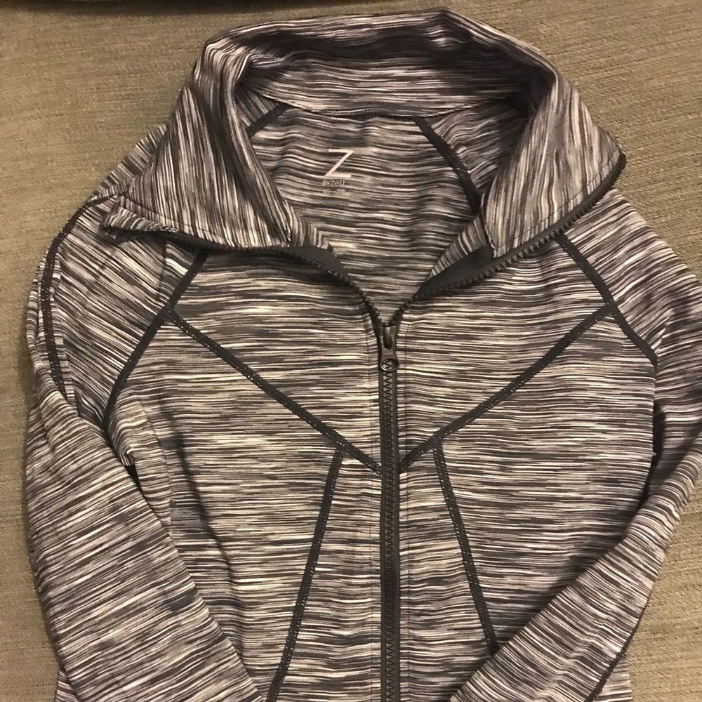 Z by Zella Zip Up Grey Workout Yoga Jacket